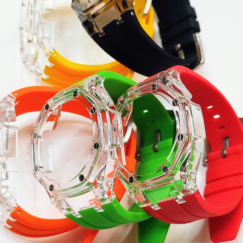 Ремінець, безель (рант) для годинника Casio G-SHOCK GA-2100 / GA-2110 Червоний