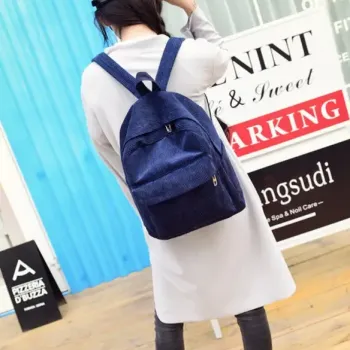 Модний вельветовий рюкзак