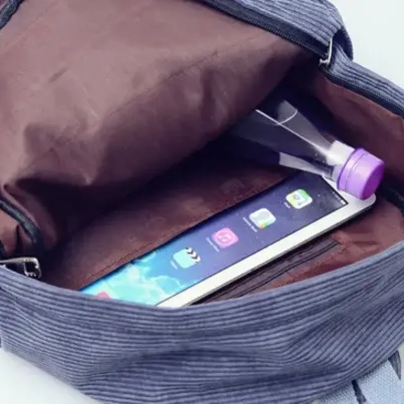 Модний вельветовий рюкзак