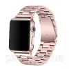 Литий браслет із неіржавкої сталі для Apple Watch 38 / 40 / 42 / 44 / 45 мм Рожеве золото