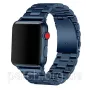 Литий браслет із неіржавкої сталі для Apple Watch 38 / 40 / 42 / 44 / 45 мм Синій