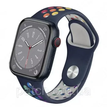 Змінний силіконовий ремінець для APPLE WATCH 38 / 40 / 41 / 44 / 45 / 45 / 49 ММ No1