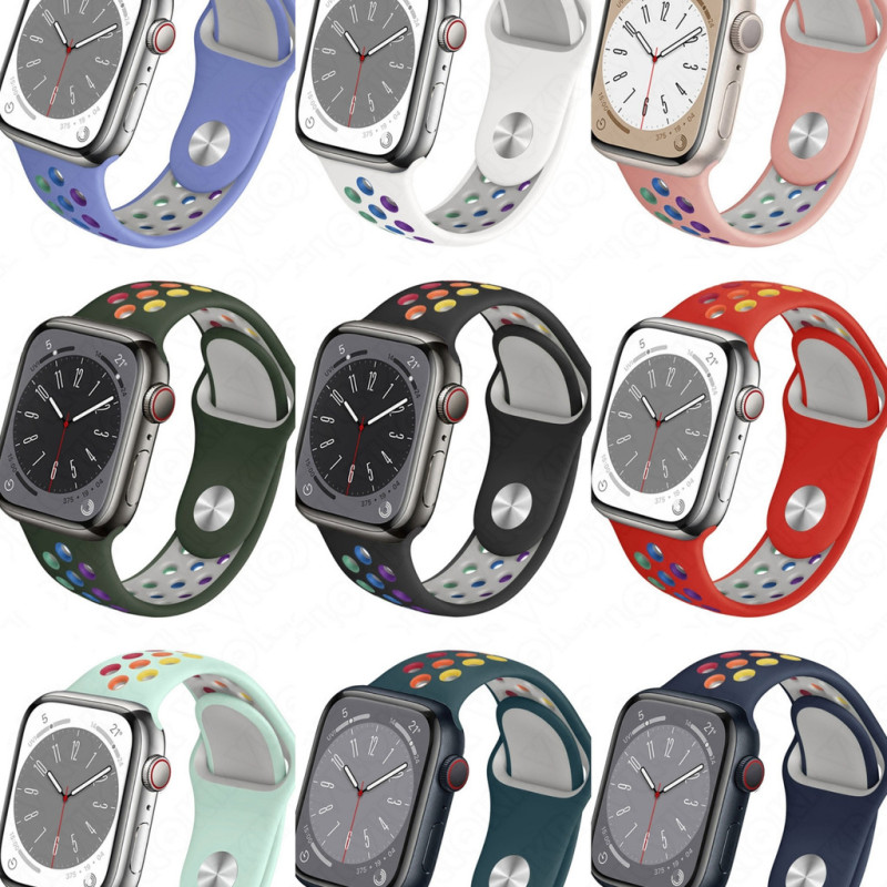 Змінний силіконовий ремінець для APPLE WATCH 38 / 40 / 41 / 44 / 45 / 45 / 49 ММ No2