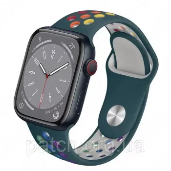 Змінний силіконовий ремінець для APPLE WATCH 38 / 40 / 41 / 44 / 45 / 45 / 49 ММ No4