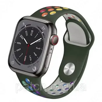 Змінний силіконовий ремінець для APPLE WATCH 38 / 40 / 41 / 44 / 45 / 49 ММ No8