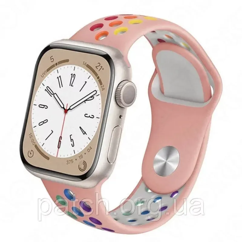 Змінний силіконовий ремінець для APPLE WATCH 38 / 40 / 41 / 44 / 45 / 49 ММ No9