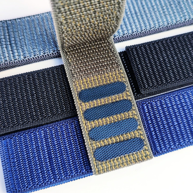 Тканевий ремінець для Garmin Fenix 7Х / 6X Pro /6X Pro Solar /Fenix 5X / 5X Plus / Fenix 3 HR / Quatix 3/ 26 мм Синій