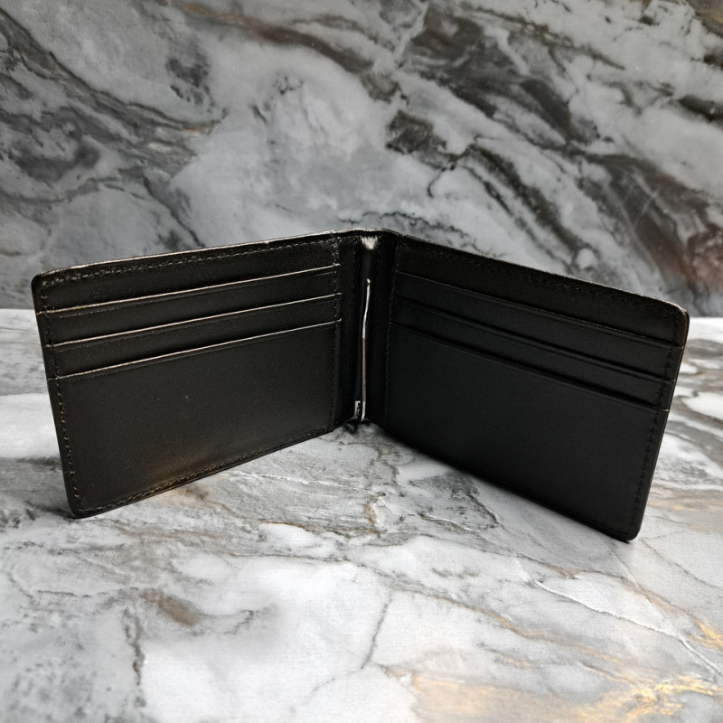 Затискач для купюр  з натуральної шкіри