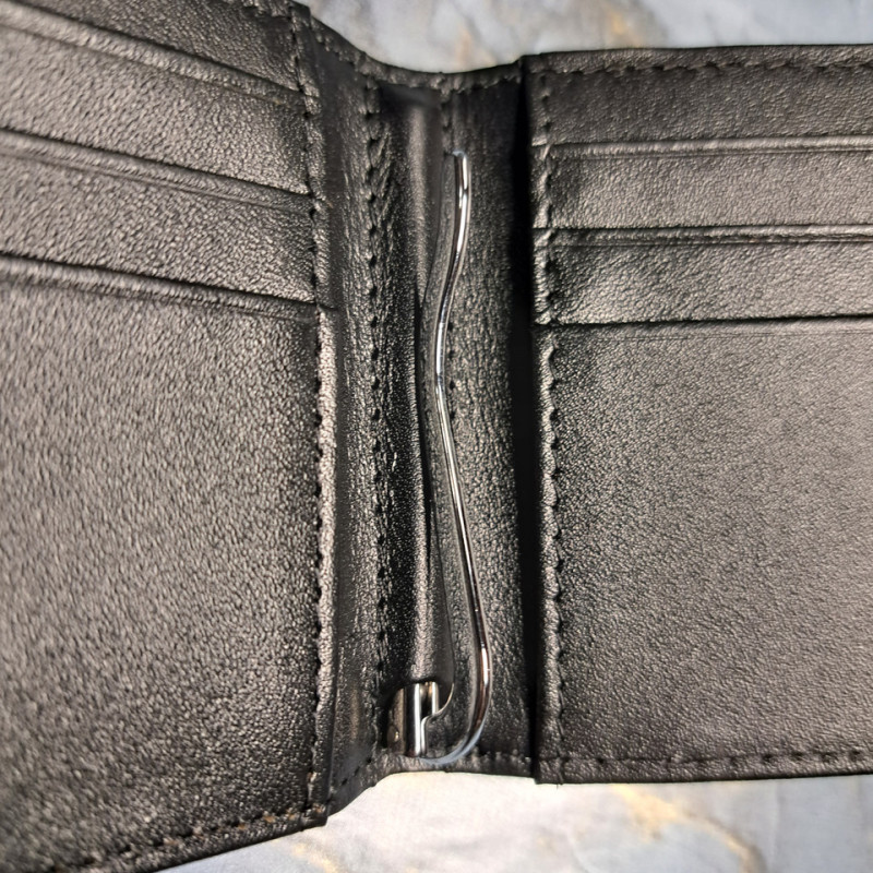 Затискач для купюр  з натуральної шкіри