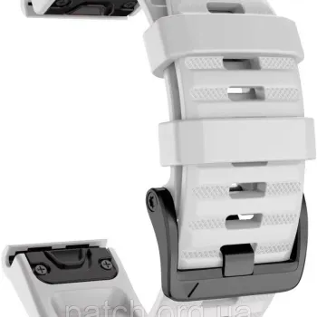 Ремінець для Garmin Fenix 7/Epix/6-6 Pro/6 Supphire/Fenix 5-5 Plus/Foreruner 945/MARQ/ Quick Fit / 22 мм Білий
