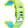 Змінний силіконовий ремінець для годинника Garmin Frenner 920XT Зелений із синім
