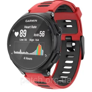 Змінний ремінець для годинника Garmin Forerunner 220 / 230 / 235 / 620 / 630 / 735 Червоний