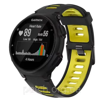 Змінний ремінець для годинника Garmin Forerunner 220 / 230 / 235 / 620 / 630 / 735 Жовтий