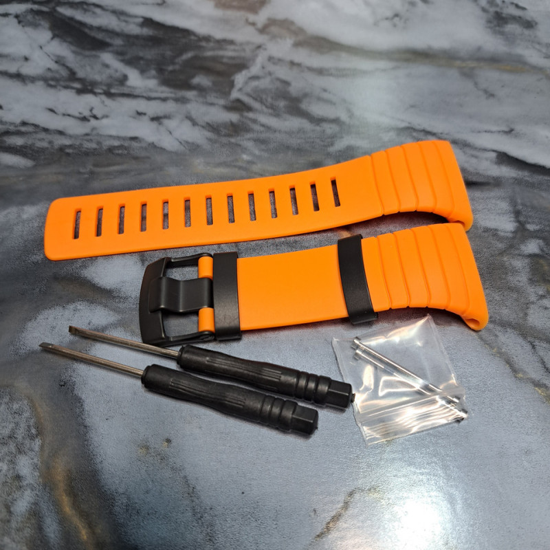 Силіконовий змінний ремінець для смарт-годинника SUUNTO Core Жовтогарячий