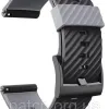 Ремінець для Suunto 7 / 9 / Spartan hr Baro / Spartan hr / 9 Baro / D5 / Traverse та ін. Чорний із сірим