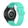 Змінний силіконовий ремінець для Samsung Galaxy Watch 4 40 mm / Classic 42 mm / 44 mm / Classic 46 mm Бірюзовий