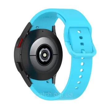 Змінний силіконовий ремінець для Samsung Galaxy Watch 4 40 mm / Classic 42 mm / 44 mm / Classic 46 mm Синій