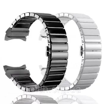 Керамічний браслет для Samsung Galaxy Watch 4 40 mm / Classic 42 mm / 44 mm / Classic 46 mm Білий