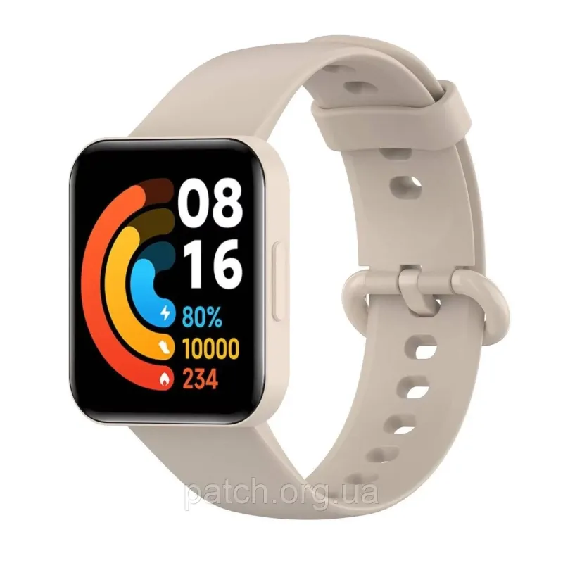 Силіконовий ремінець для Xiaomi Mi Watch 2 Lite/Redmi Watch 2 Бежевий