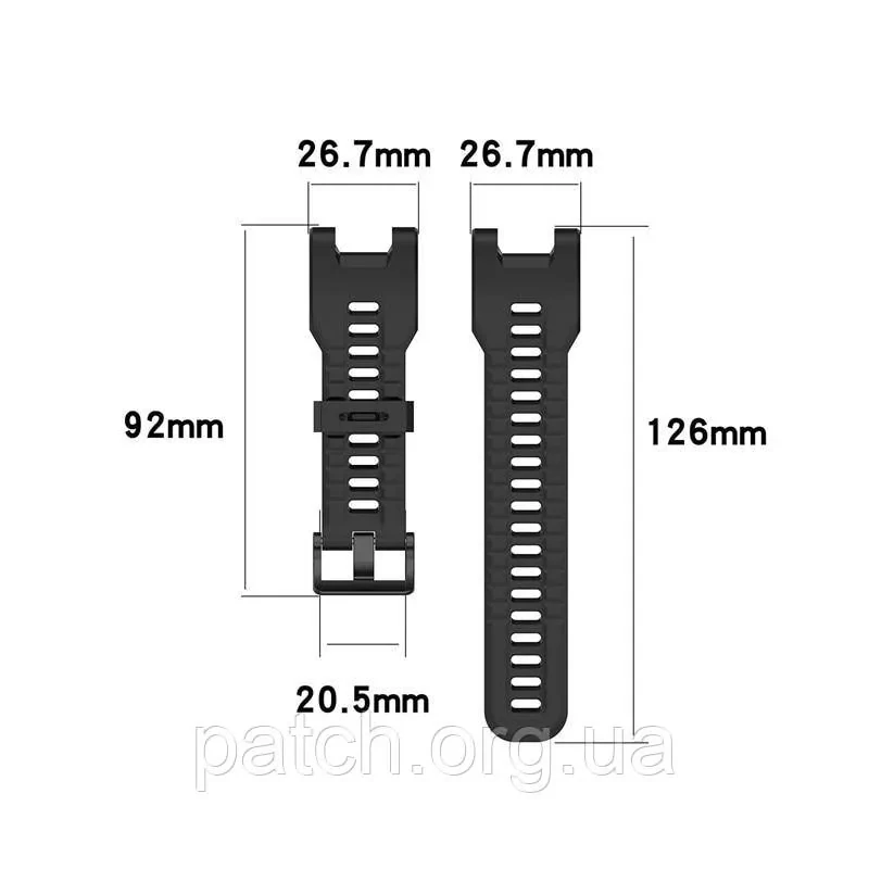Змінний силіконовий ремінець для Amazfit T-Rex/T-Rex Pro Синій