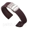 Силіконовий м'який змінний ремінець для годинника, із системою швидкої заміни, 20 мм Коричневий