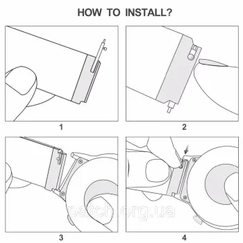 Литий браслет із неіржавкої сталі, 20 мм Срібло з чорною смугою