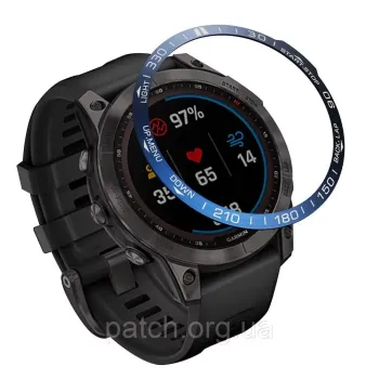 Захист на безель для смарт-годинника Garmin Fenix 7 Синій