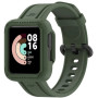 Силіконовий ремінець із чохлом для Xiaomi Mi Watch Lite/Redmi Watch Зелений