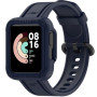 Силіконовий ремінець із чохлом для Xiaomi Mi Watch Lite/Redmi Watch Темно-синій