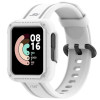 Силіконовий ремінець із чохлом для Xiaomi Mi Watch Lite/Redmi Watch Білий