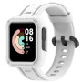Силіконовий ремінець із чохлом для Xiaomi Mi Watch Lite/Redmi Watch Білий