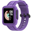 Силіконовий ремінець із чохлом для Xiaomi Mi Watch 2 Lite / Redmi Watch 2 Фіолетовий