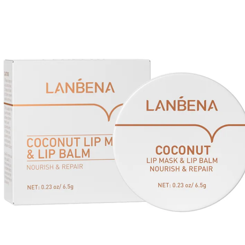Маска-бальзам для губ з кокосом