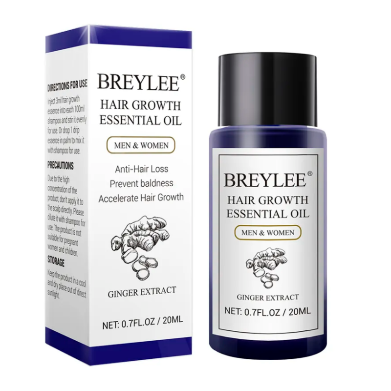 Ефірна олія для росту волосся з екстрактами женьшеню і імбиру