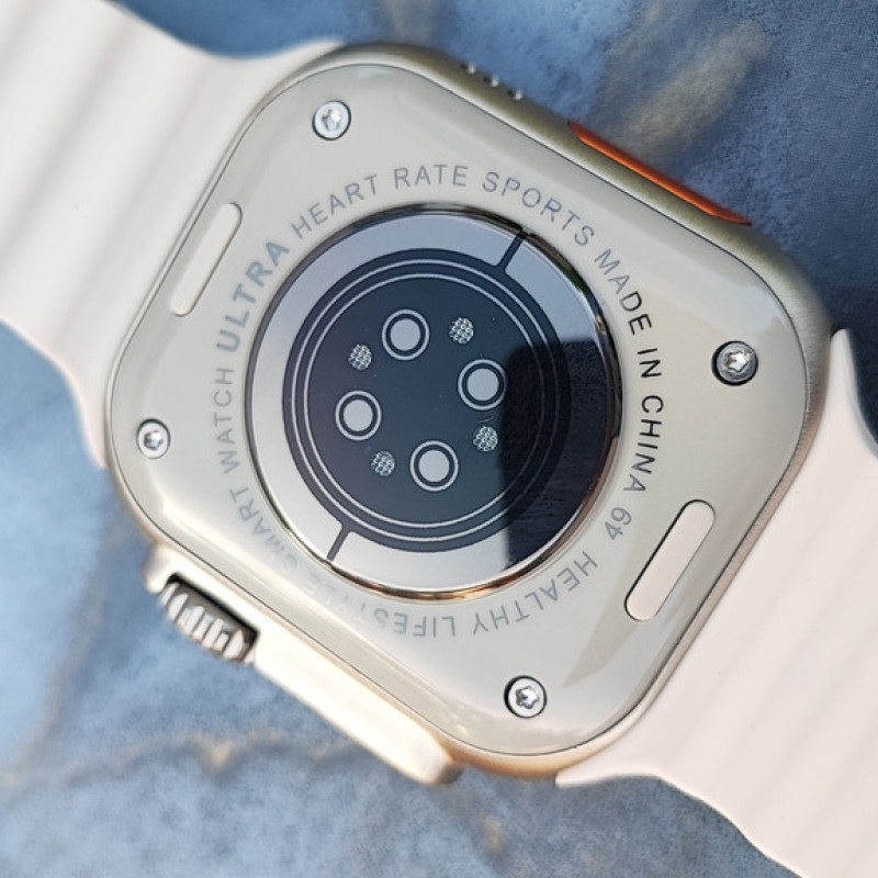 Розумний смарт-годинник Smart Watch Ultra Max 49 mm в оригінальній упаковці. З функцією дзвінка. Чорний