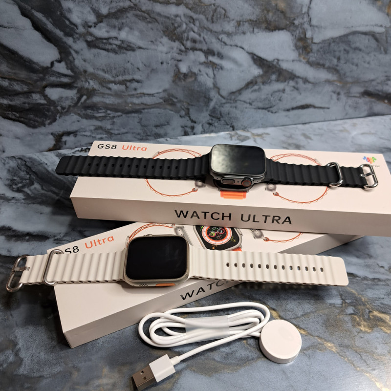 Cмарт-годинник Smart Watch GS8 Ultra 45mm. З функцією дзвінка. Чорний
