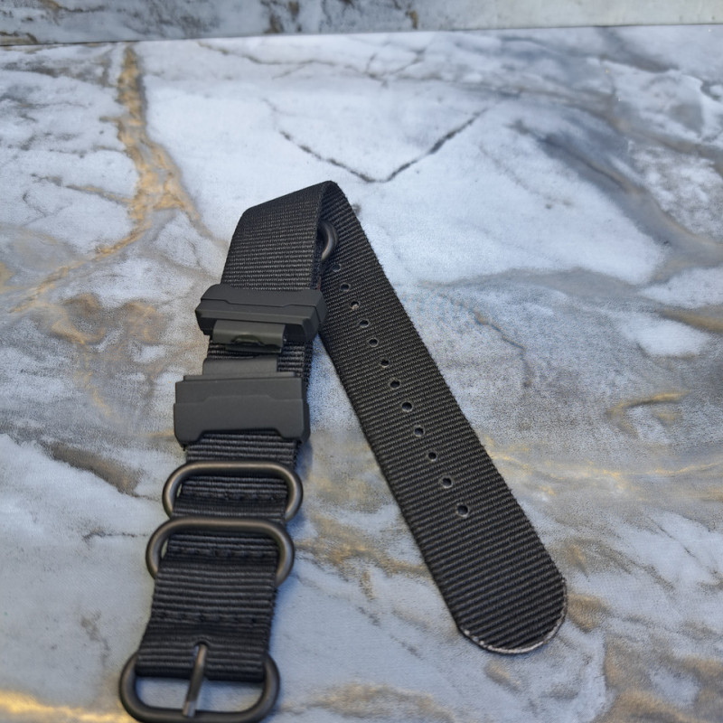 Тканевий ремінець для годинника Casio GA-100 / GD-120 / G-8900 / GA-150 / GA-200 / GLS-100 / GW-8900