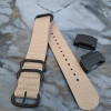 Тканевий ремінець для годинника Casio GA-100 / GD-120 / G-8900 / GA-150 / GA-200 / GLS-100 / GW-8900 Бежевий