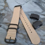 Тканевий ремінець для годинника Casio GA-100 / GD-120 / G-8900 / GA-150 / GA-200 / GLS-100 / GW-8900 Бежевий