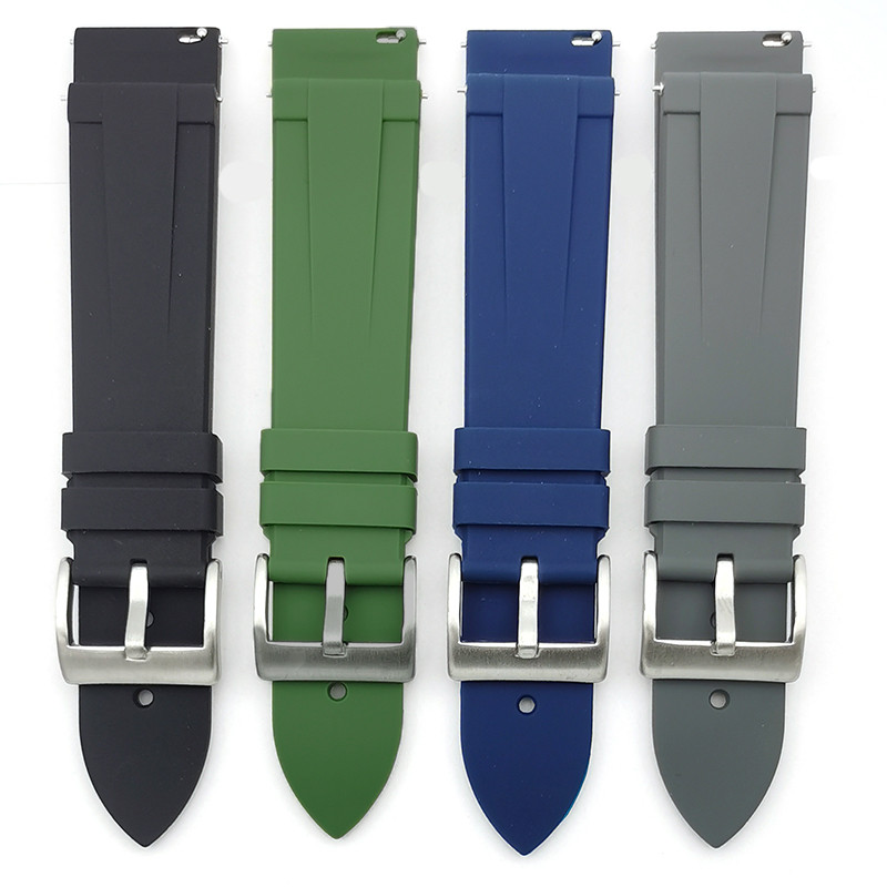 Силіконовий ремінець для Samsung Galaxy Watch 3 45m / Gear S3 Frontier / Galaxy Watch 46 мм та ін. Сірий