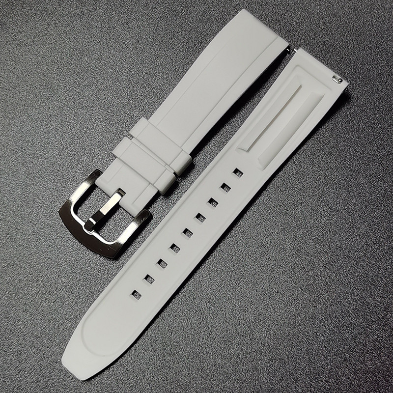 Силіконовий ремінець для Samsung Galaxy Watch 4 40mm / Classic 42m / 44m / Classic 46m / Watch 5 / Active Білий