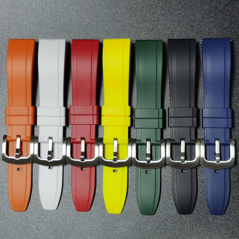 Силіконовий ремінець для Samsung Galaxy Watch 4 40mm / Classic 42m / 44m / Classic 46m / Watch 5 / Active Жовтогарячий