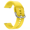 Силіконовий м'який змінний ремінець для годинника, із системою швидкої заміни, 22 мм Жовтий