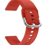 Силіконовий м'який змінний ремінець для годинника, із системою швидкої заміни, 22 мм Червоний