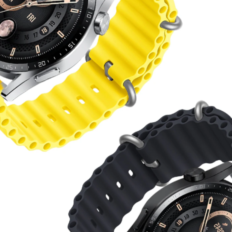 Силіконовий м'який змінний ремінець для годинника, із системою швидкої заміни, 22 мм