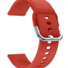 Силіконовий м'який змінний ремінець для годинника, із системою швидкої заміни, 20 мм Червоний