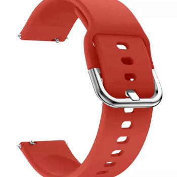 Силіконовий м'який змінний ремінець для годинника, із системою швидкої заміни, 20 мм Червоний