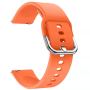 Силіконовий м'який змінний ремінець для годинника, із системою швидкої заміни, 20 мм Жовтогарячий