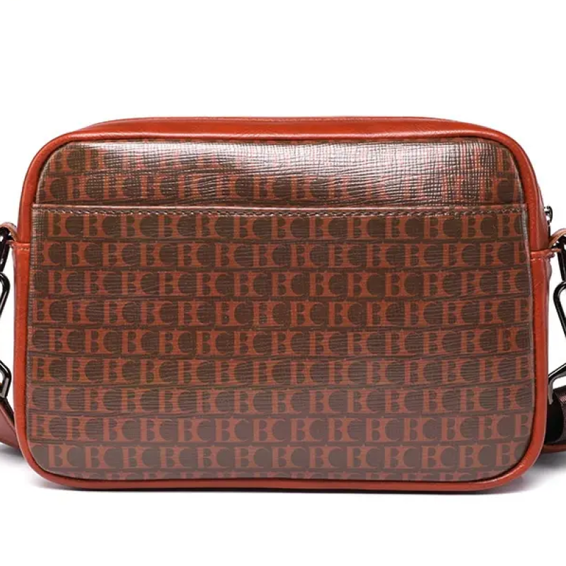 Чоловіча та жіночка сумка з люксової екошкіри Чорний