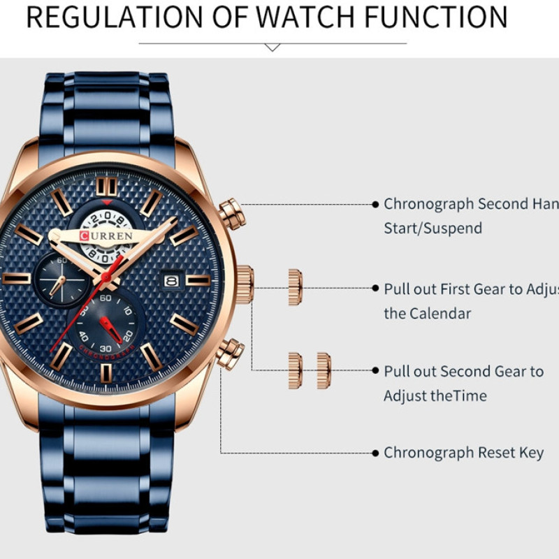 Чоловічий годинник Curren 8352